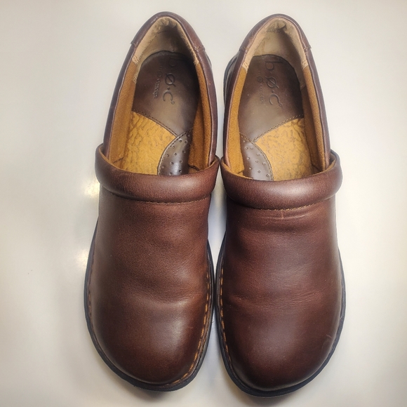 BOC Peggy Brown Leather Clogs Women's 9.5 - Picture 10 of 10